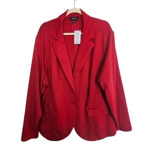 Torrid Womens Ponte Blazer Size 4X Career Work Office Corp Holiday Boss Babe